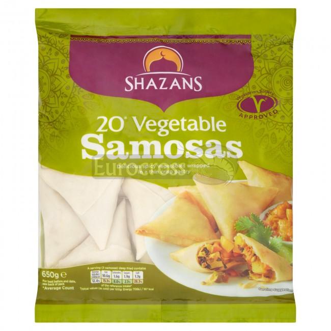 Shazans Vegetable Samosa 650g 20 Pieces Eurocross